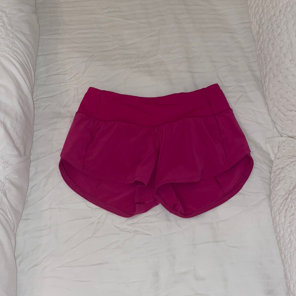 Lululemon Speed Up Shorts 2.5 Ripened Raspberry